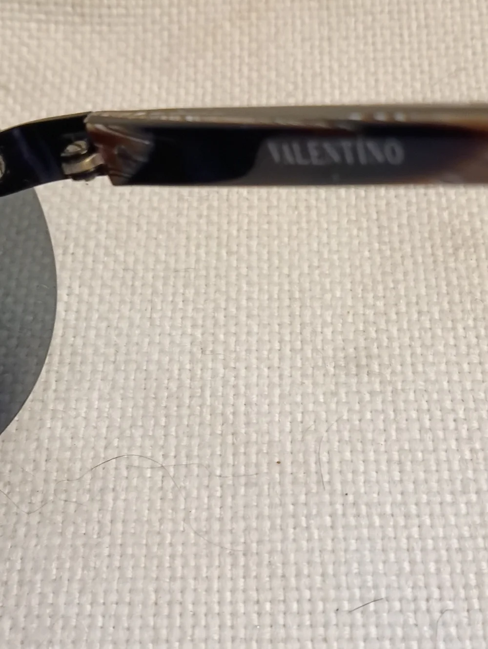 Valentino Women's Sunglasses Black/Gray Frame, Dark Smoke Lenses